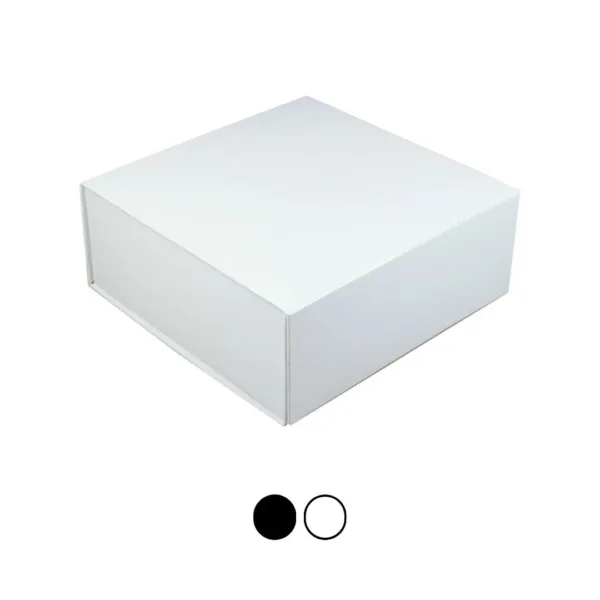 #EBEDEC (33) Boite cadeau brillante aimantée 20.3 x 20.3 x 7.9cm