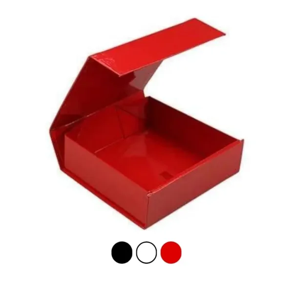 #EBEDEC (35) Boite cadeau brillante aimantée 14.9 x 14.9 x 5.1cm