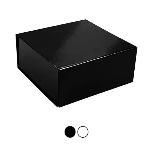 #EBEDEC (37) Boîte cadeau brillante aimantée 10.5 x 10.2 x 5.1cm