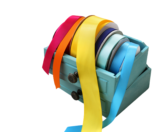 Pack de 16 bobines de 4,5m de Satin Double Face