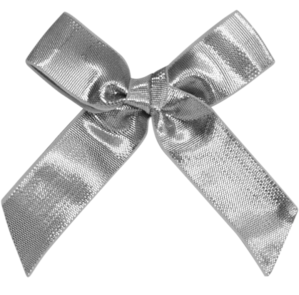 702304_SILV Nœuds métallisés avec clip